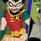 Cartoon Blackfire Sharing Sexy Robin In Orgasm